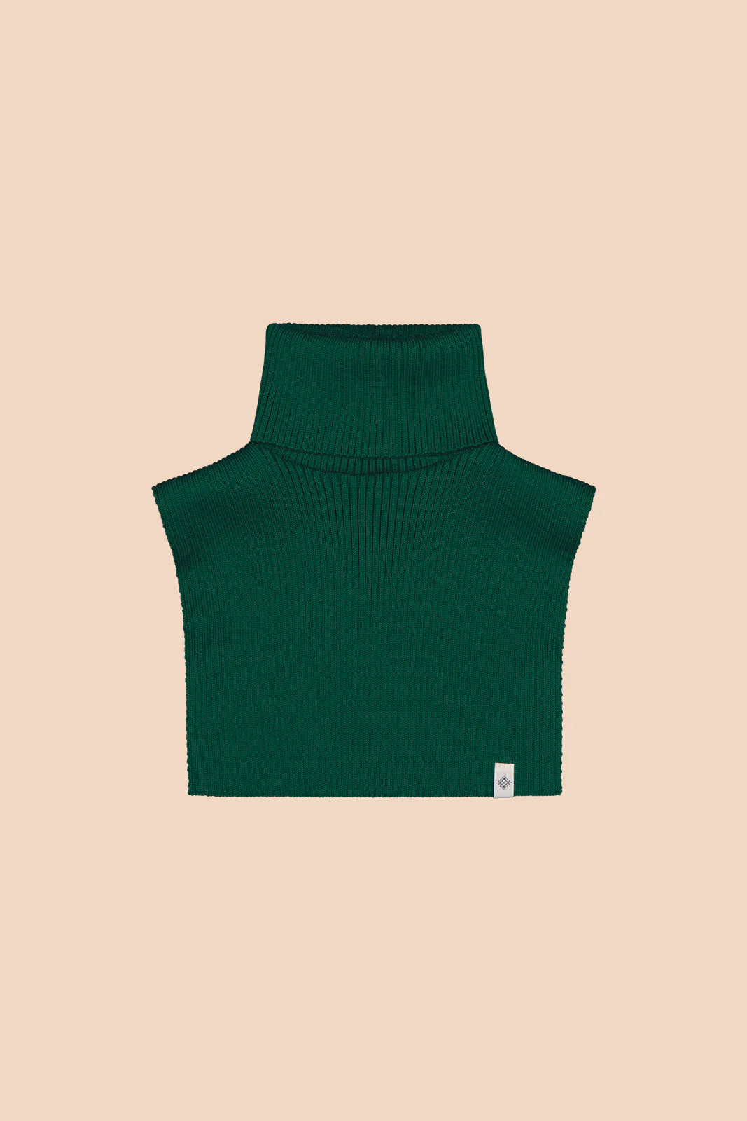 Rib Neck Warmer, Dark Green