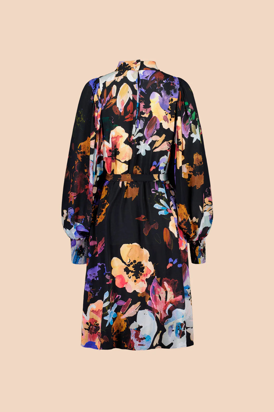 Puff Dress, Black Anemone