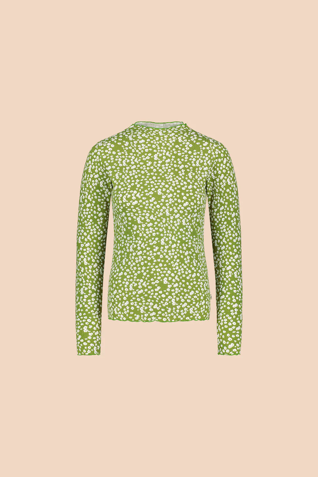 Rib Turtleneck, Flora Olive