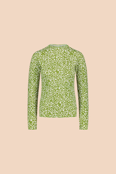 Rib Turtleneck, Flora Olive