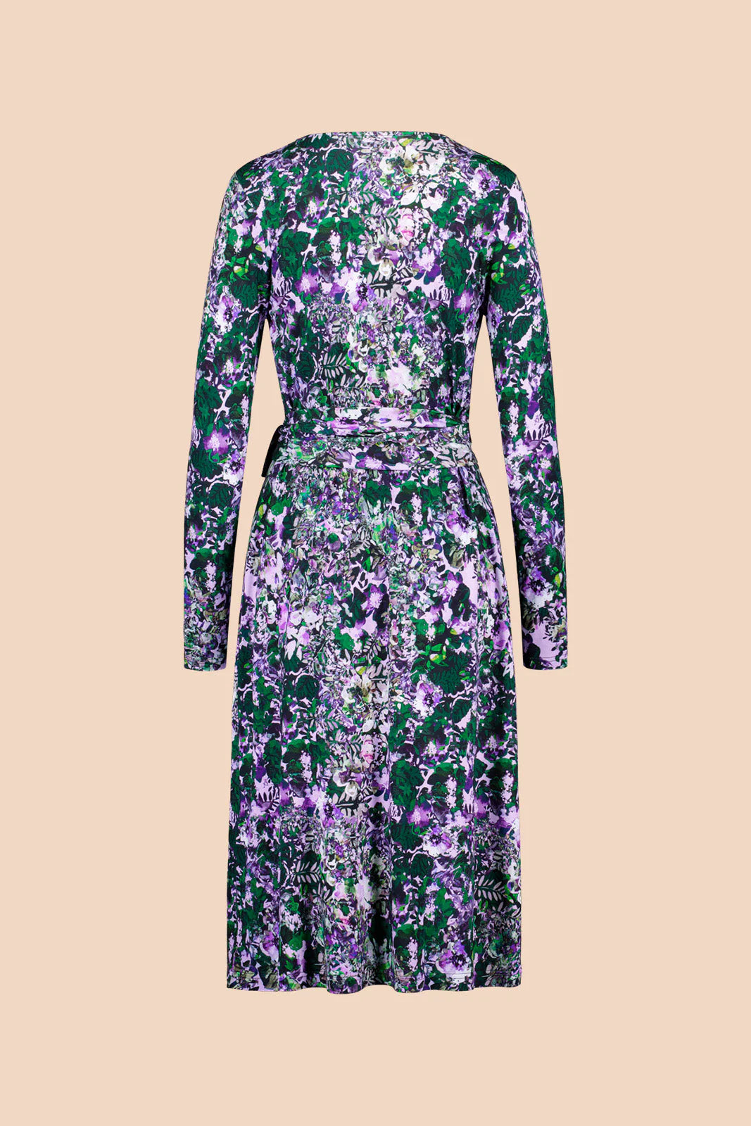 Soft Wrap Dress, Blooming Forest Lilac