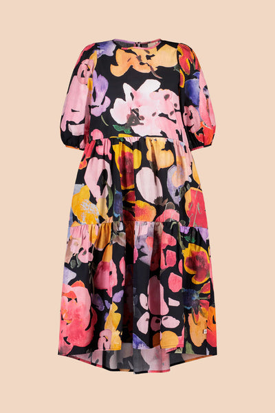 Tiered Midi Dress, Wild Lea