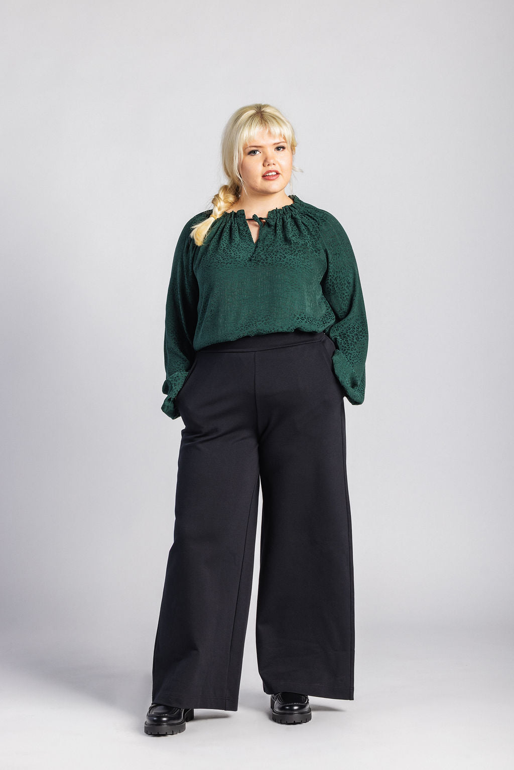 Paloma Blouse, Emerald