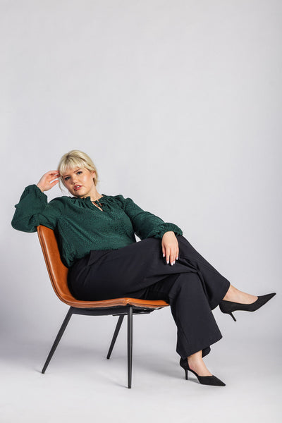 Paloma Blouse, Emerald