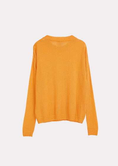 O-Neck Pullover, Orange