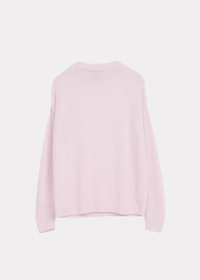 O-Neck Pullover, Light Pink