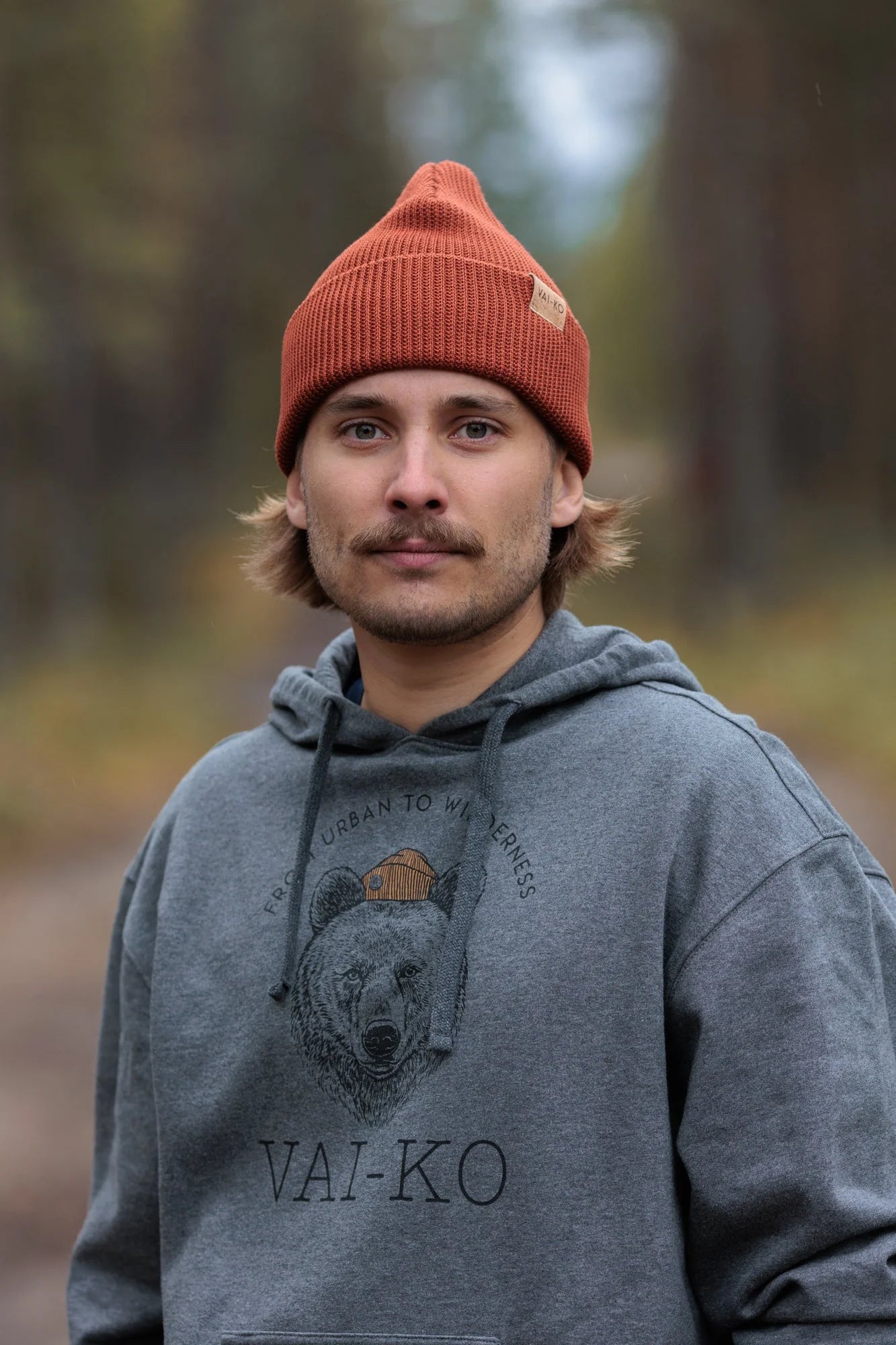 Party Bear Hoodie, Dark Greymele