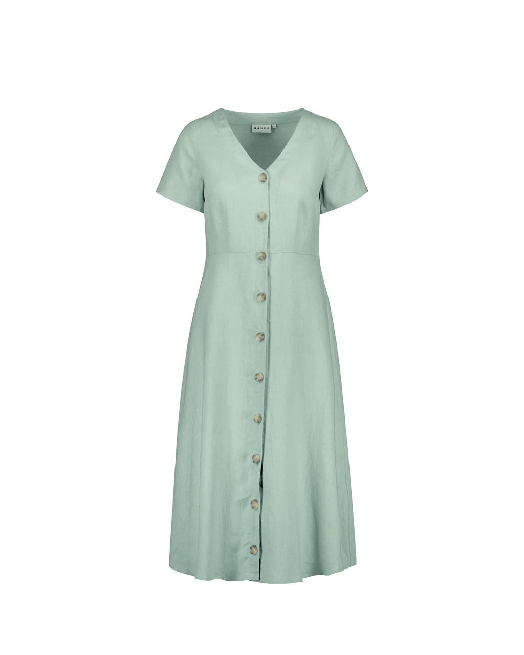 Penelope Dress Linen, Desert Sage