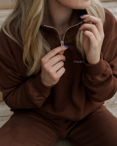 Kahvi Half Zip
