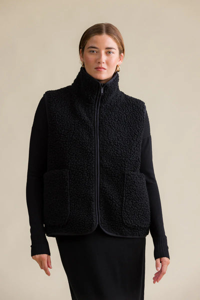 Robin Unisex Teddyliivi, Musta