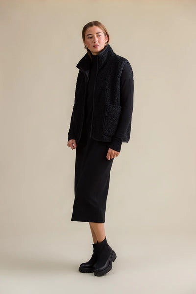 Robin Unisex Teddyliivi, Musta