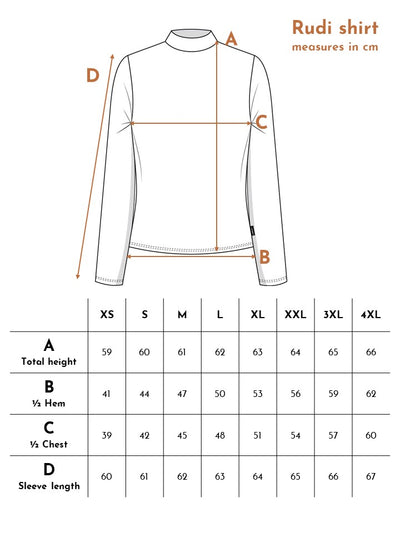Rudi Shirt, Black rib