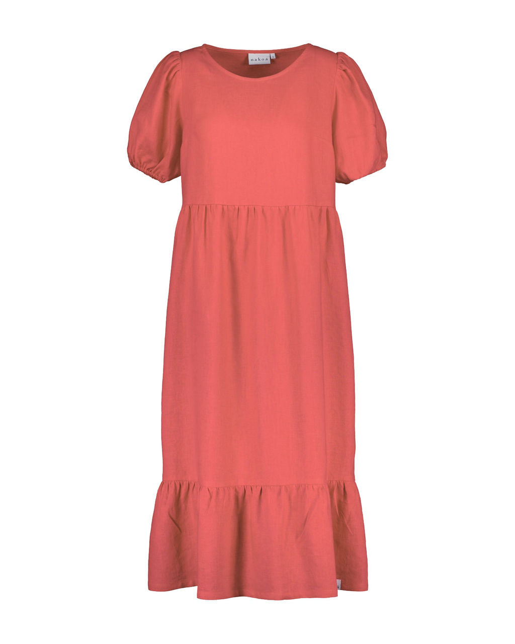 Astrid Dress, Sunset Coral