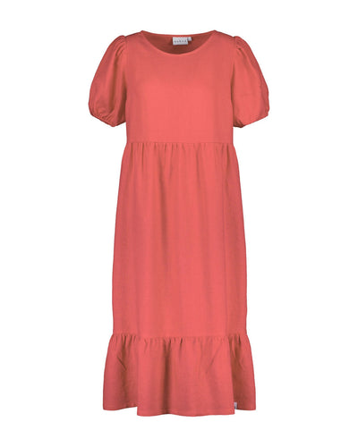 Astrid Dress, Sunset Coral