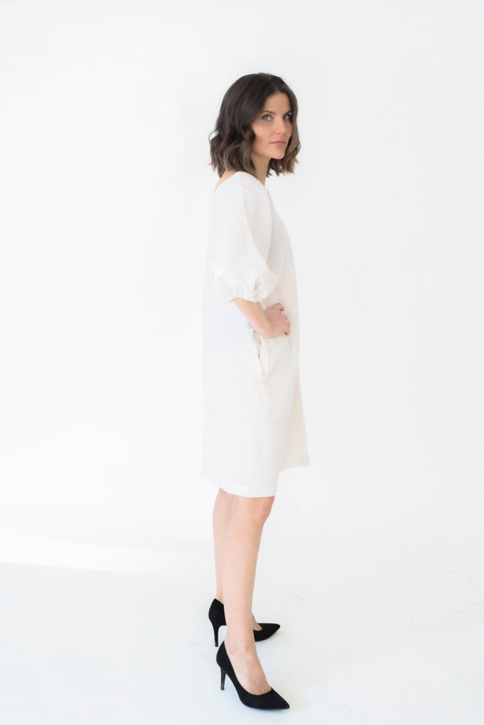 Puff Dress, Vanilla