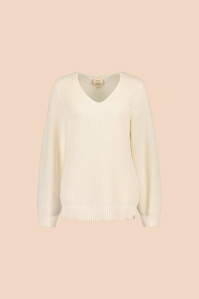V-neck Jumper, Offwhite
