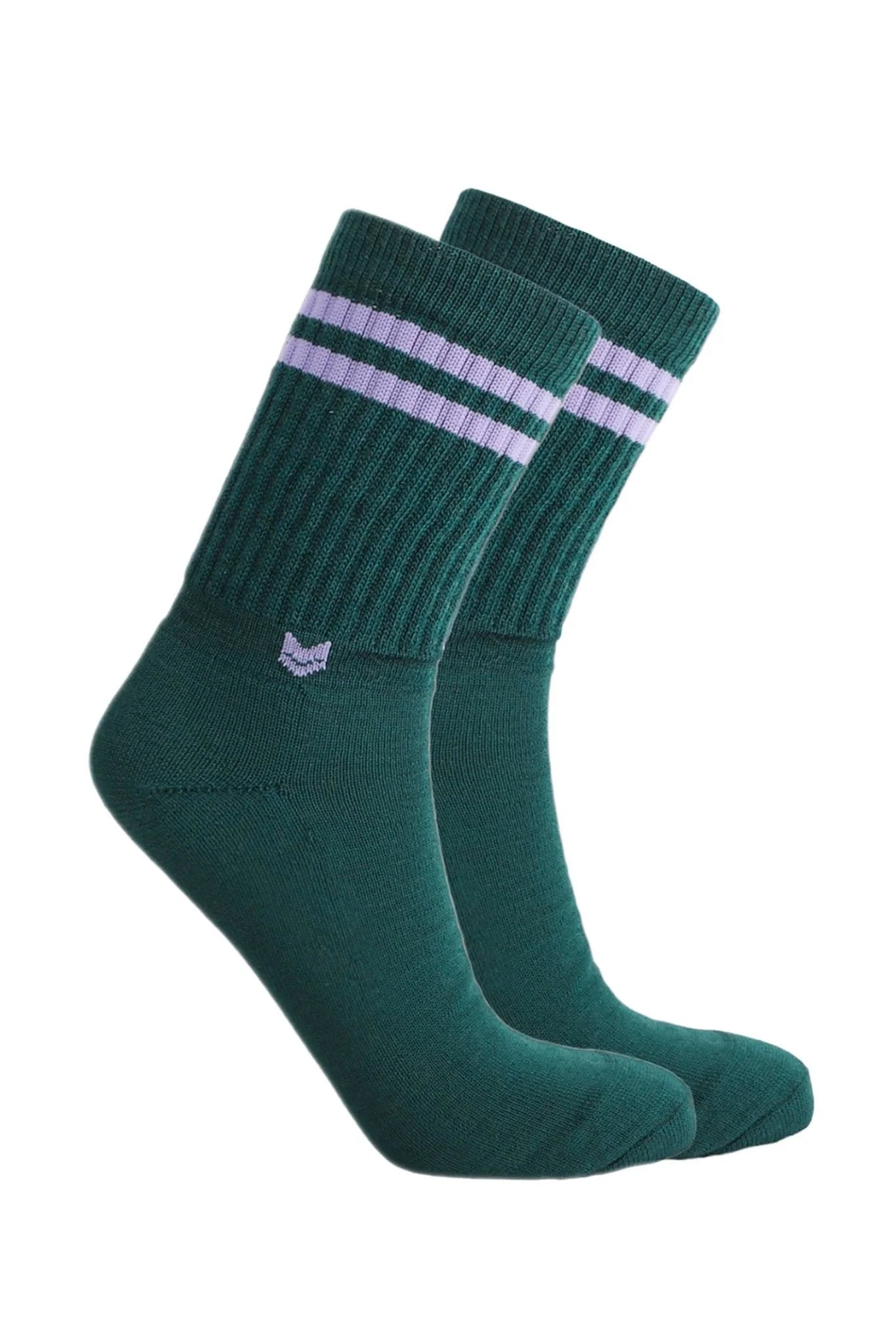 VAI-KO Crew Sock, Deep Teal/Lavender