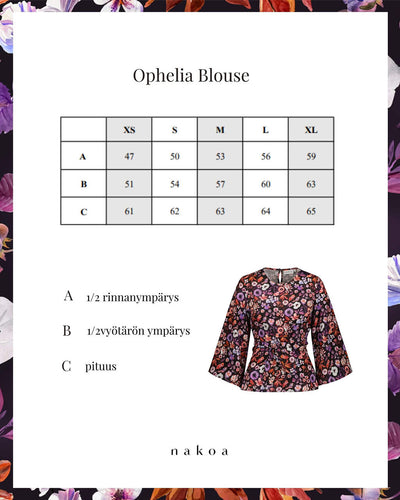 Ophelia Blouse, Violettes