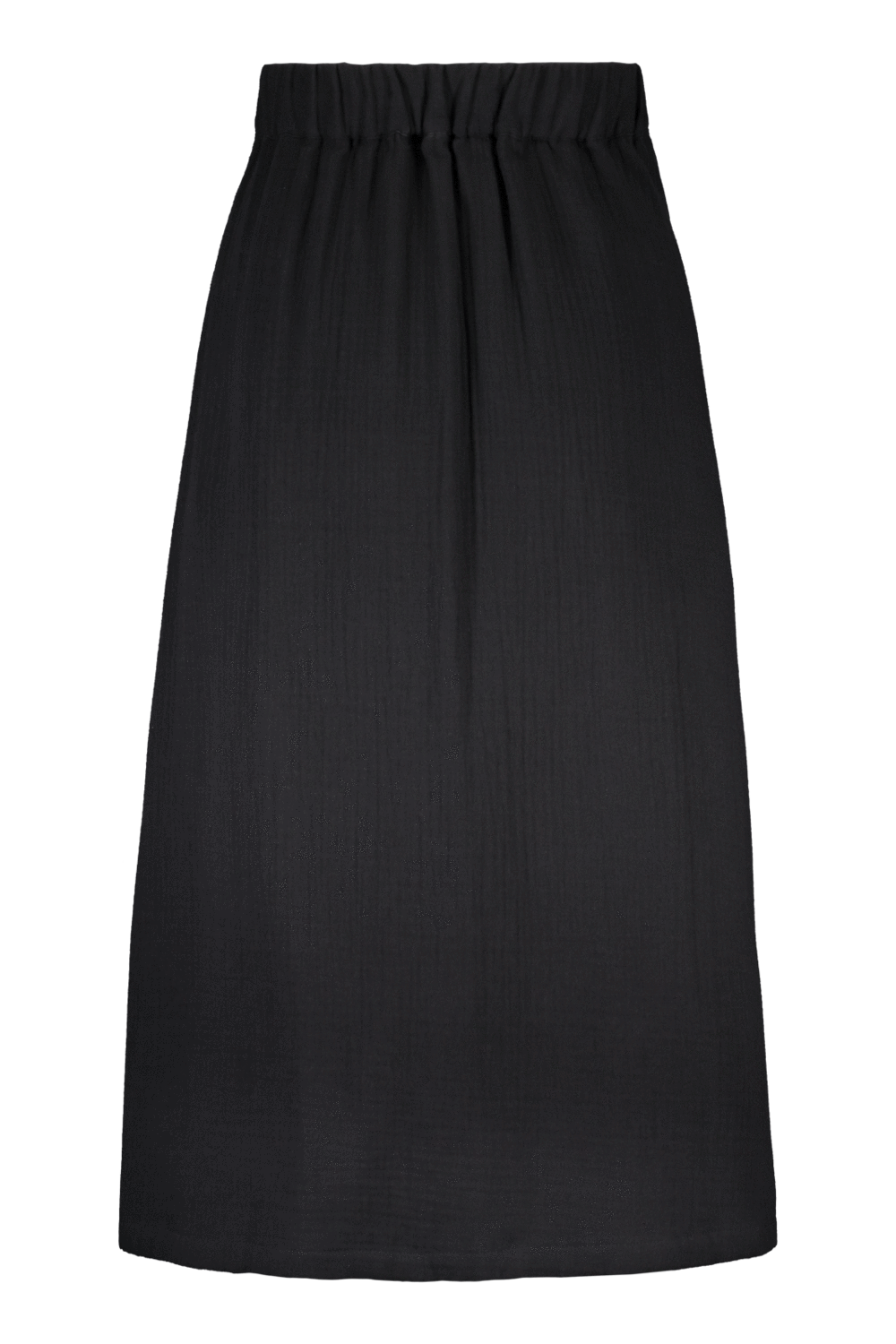 Button Skirt Black