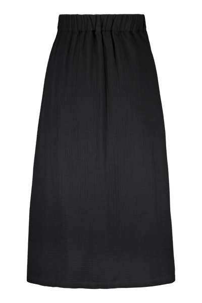 Button Skirt Black