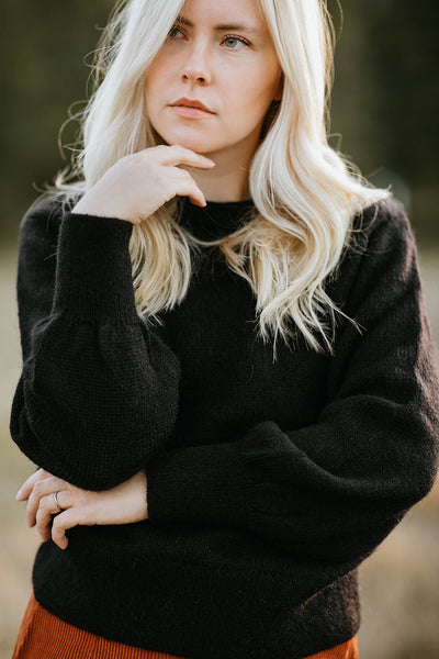 Mohair Jumper, Black