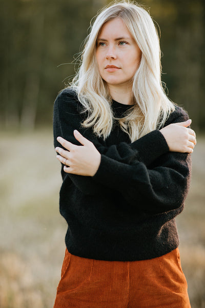 Mohair Jumper, Black