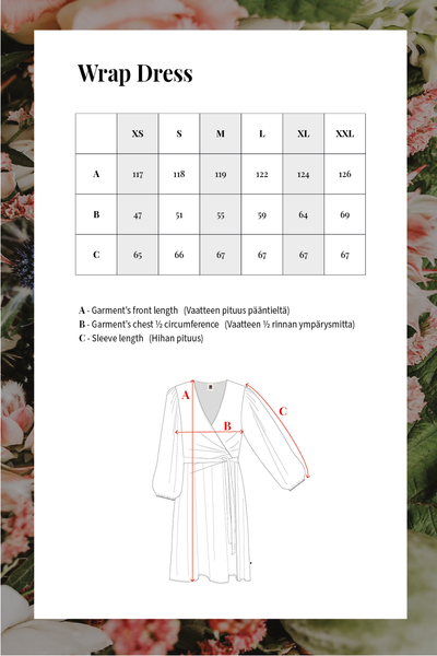 Wrap Dress, Aquarelle