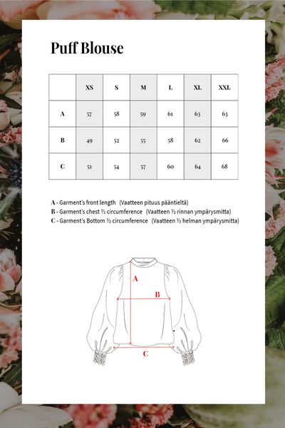 Puff Blouse, Lilac Anemone