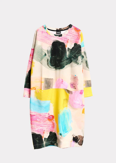 Giant Split Dress, True Colors