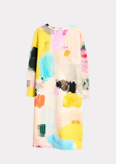 Giant Split Dress, True Colors