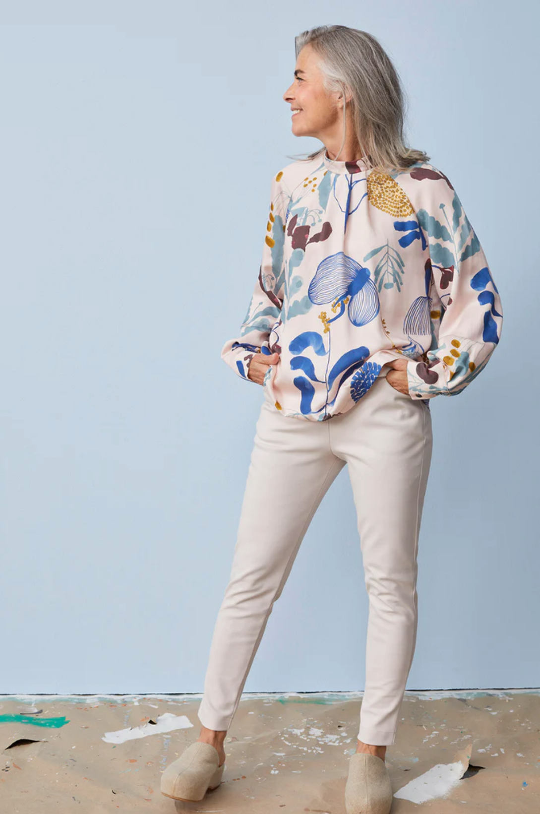 Pleated Shirt, Wild Garden