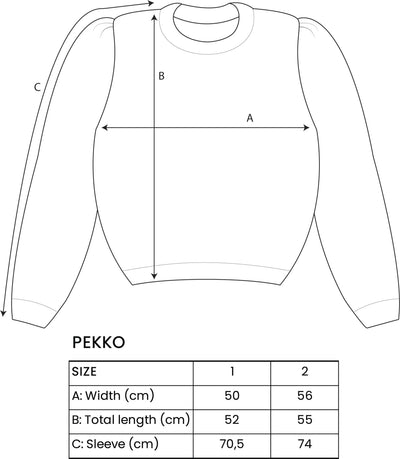 PEKKO neule, harmaa
