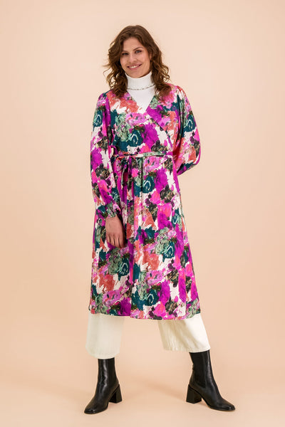 Wrap Dress, Aquarelle