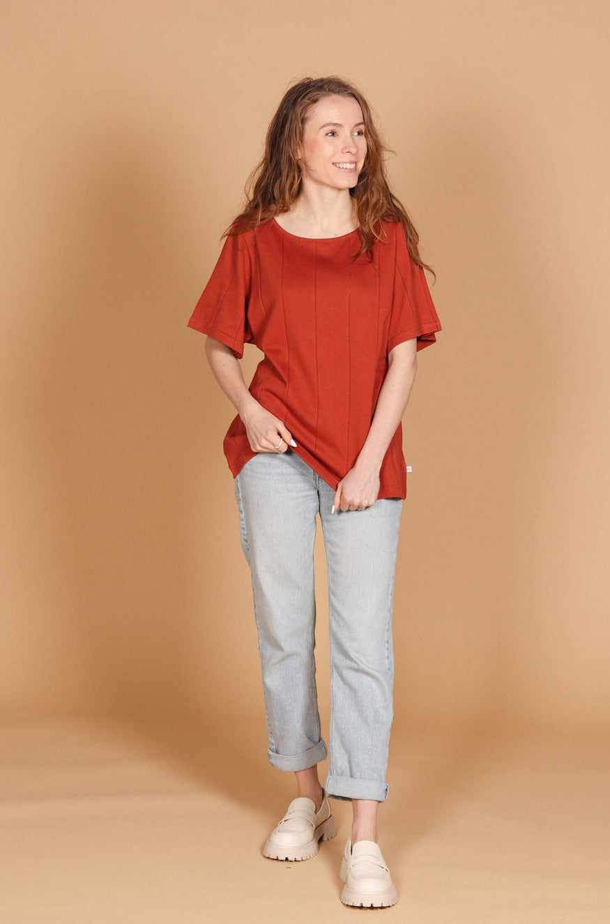 Fernanda Shirt, Rusty Red
