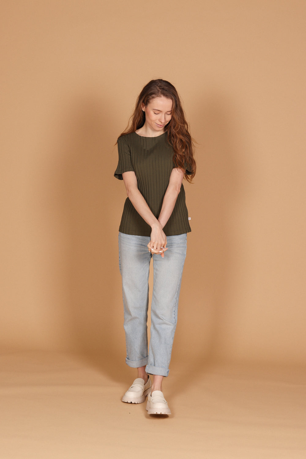 Fiia T-Paita, Forest Green