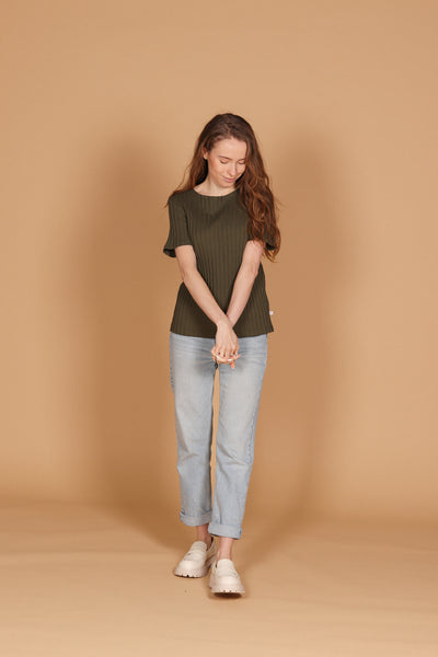 Fiia T-Paita, Forest Green