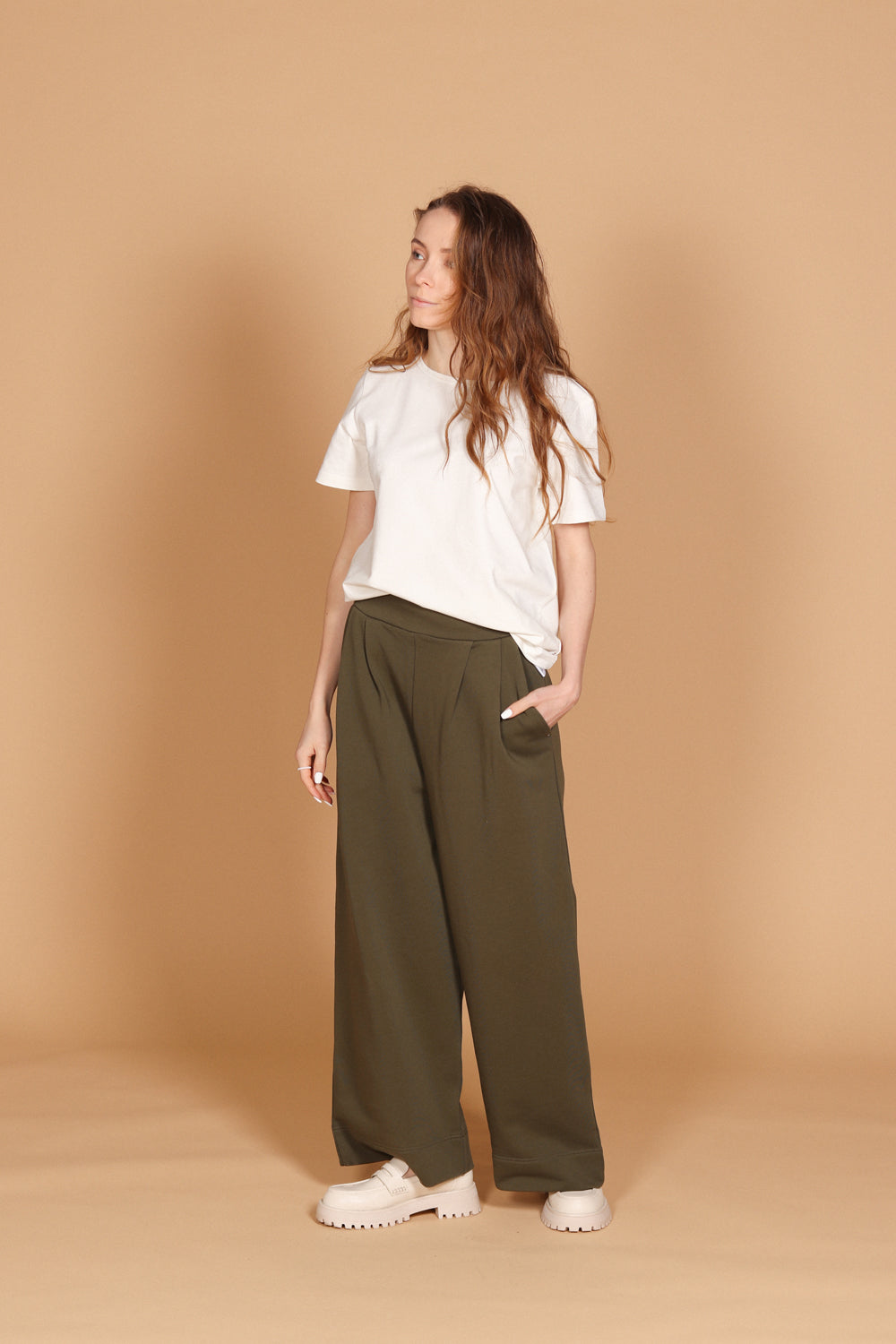 Milla Pants, Forest Green