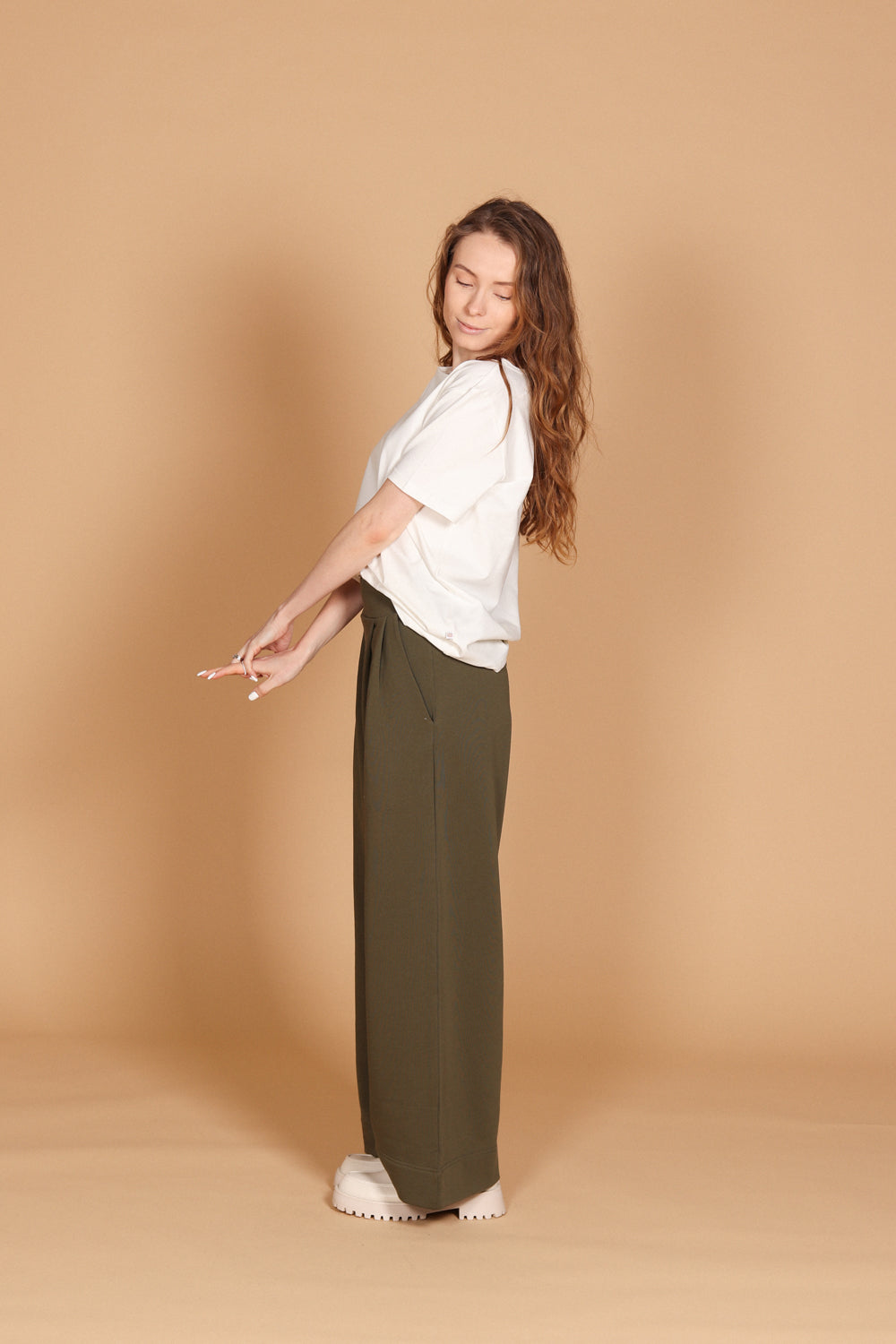 Milla Pants, Forest Green