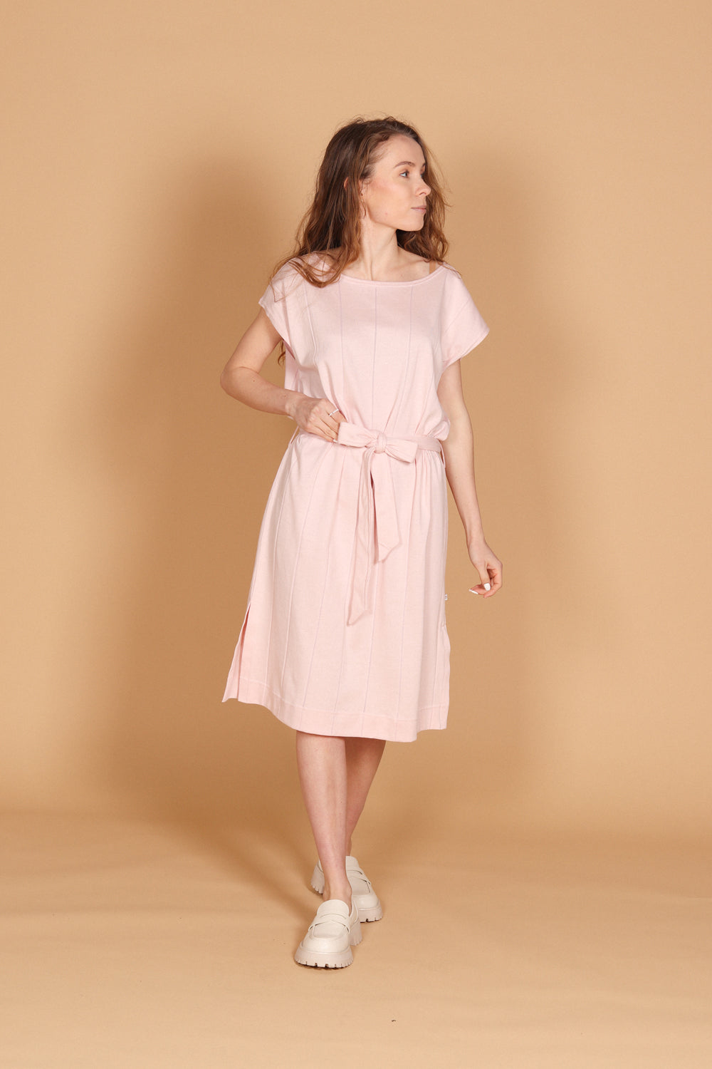 Louna Dress, Rose Pink