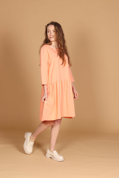 Oona Dress, Papaya Punch