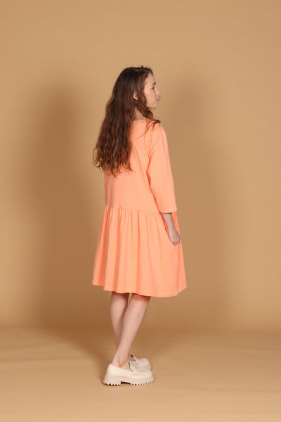 Oona Dress, Papaya Punch